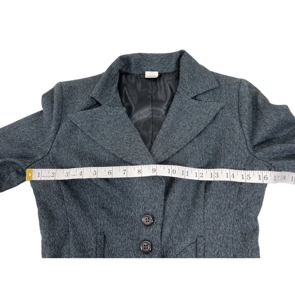 Regina Black Small Jacket/Blazer 3 Button Front 25e - Picture 7 of 13